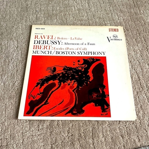 Debussy -Ravel -Ibert - Munch, Boston Symphony vinyl 1968 - Picture 1 of 8